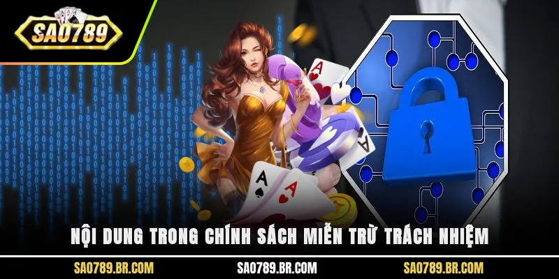 Nội dung trong chính sách miễn trừ trách nhiệm